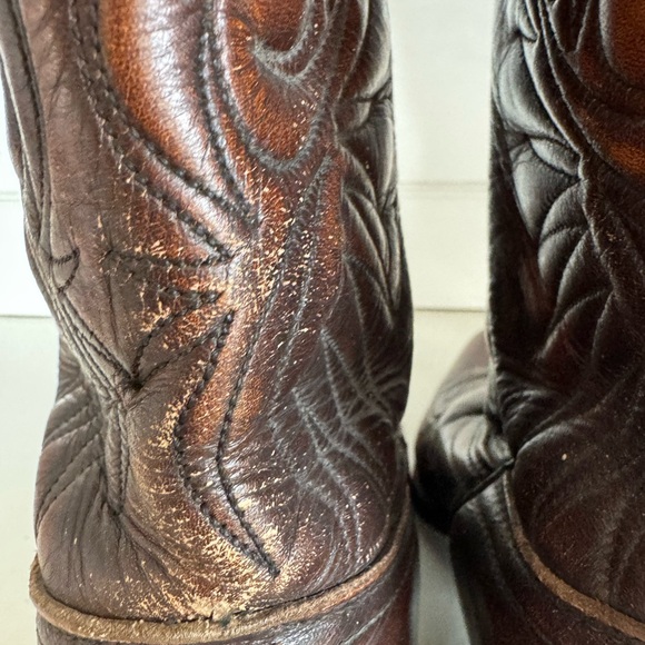 Vintage men’s Acme brown western cowboy boots size 9.5D - Picture 6 of 12